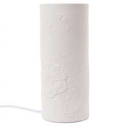 Lampe tube fleur grand modèle