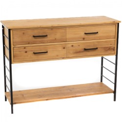 Console 4 tiroirs Fernand 