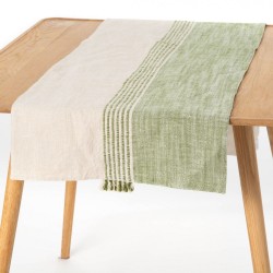 Chemin de table Alice vert