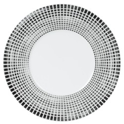 Plat rond 31 cm noir astral