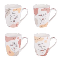 Coffret de 4 mugs sia 34 cl