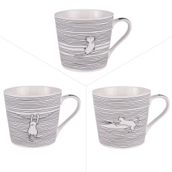 Mug filo cats 40 cl (lot de 3)