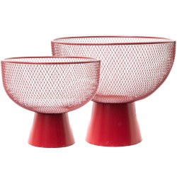 Set de 2 coupes rouges