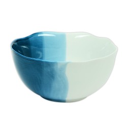 Coupelle estampe bleu 13 cm...