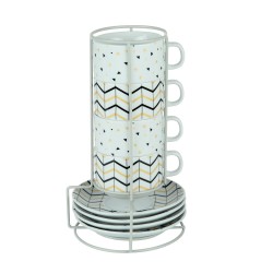 Tour 4 tasses 17 cl et...