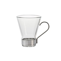 Tasse ypsilon verre/métal...
