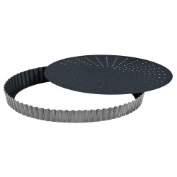Tourtière cannelée perforée...
