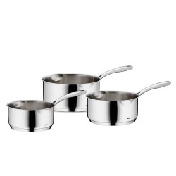 Set de 3 pièces geneva : casserole 16 cm + faitout 20 et 24cm