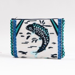 Pochette brodée Mahe