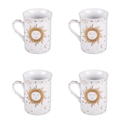 Coffret de 4 mugs Céleste...