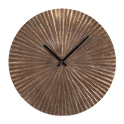 HORLOGE METAL SOLEIL OR D45CM