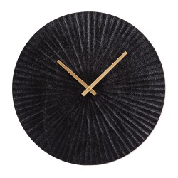 HORLOGE METAL SOLEIL NOIR...