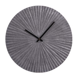 HORLOGE METAL SOLEIL ARG D45CM