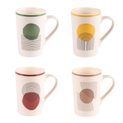 TABLE PASSION - Coffret de 2 mugs XXL 50 cl Flora (1 modèle aléatoire)