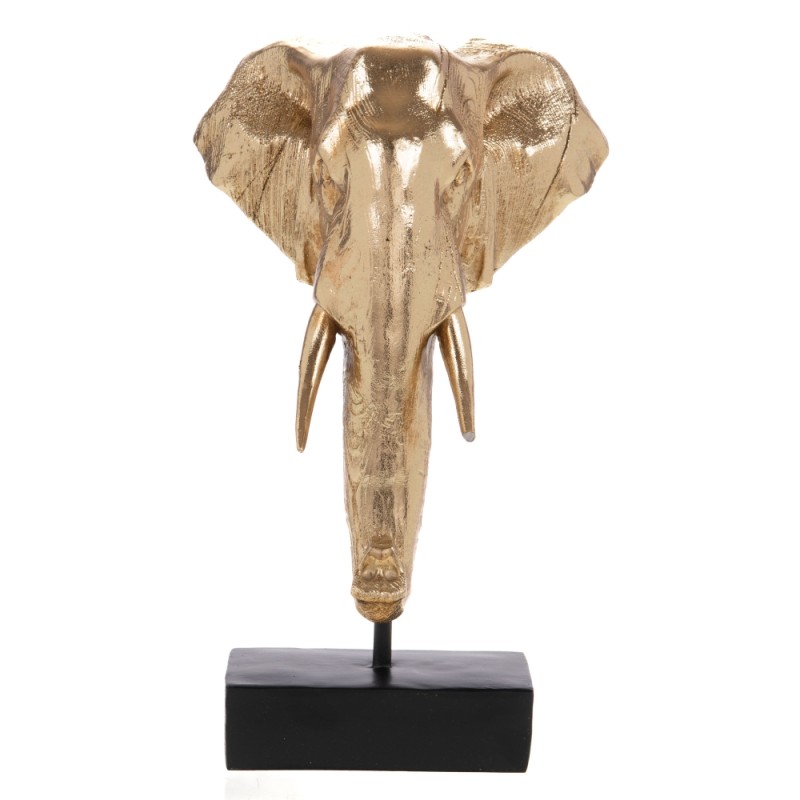 Jolie Broche Petit éléphant Doré émaillé Vintage - 3x2 Cm - Occasion En Bon état
