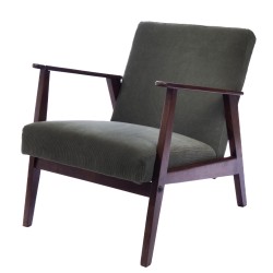 Fauteuil William tissu Olive