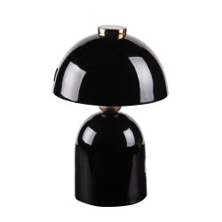 Lampe en métal noir 32 cm