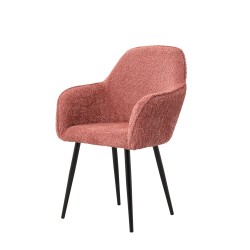 Fauteuil coquille blush