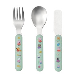 Set de 3 couverts Peppa pig