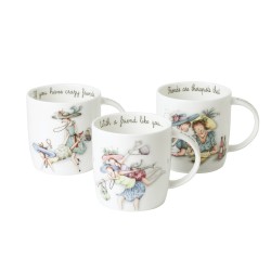 Mug 38 cl Les amies (lot de 3)