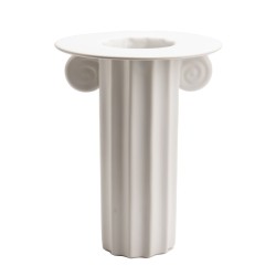 Vase colonne blanc 25 cm