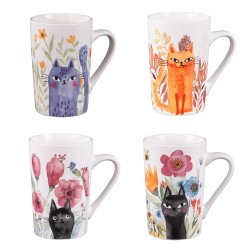 Coffret 4 mugs 35 cl Savannah