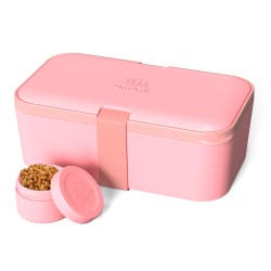 Boîte Bento 1 l rose corail