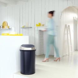 Poubelle 60 litres Brabantia Big Bin ronde noire