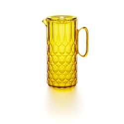 Carafe avec couvercle jaune...