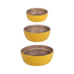 Set de 3 saladiers Bambou...