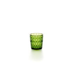 Verre bas vanity Lily green...