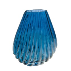Vase bleu marine 28 cm
