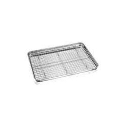 Plat en inox et sa grille...