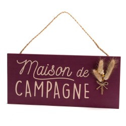 Plaque de porte maison