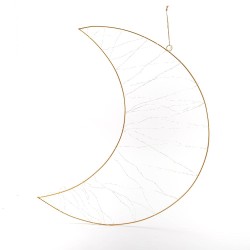 Lune led à suspendre 80 cm 