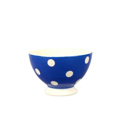 Mini bol pois 10 cm bleu fort
