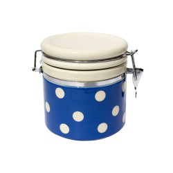 Pot hermétique pois 1l bleu...