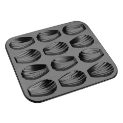 Plaque de 12 madeleines Moka