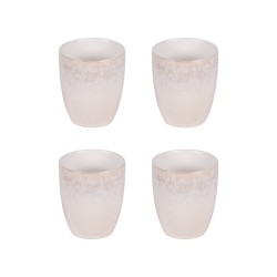 Coffret de 4 gobelets beige...