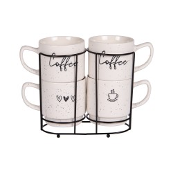 Tour de 4 mugs Sweet coffee...