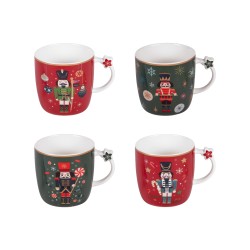 Coffret de 4 mugs Merry 36 cl