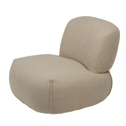 Fauteuil beige Cyrus