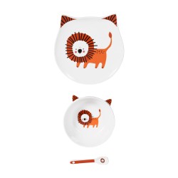 Service enfant 3 pièces Lion