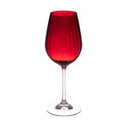 Verre à pied rouge Santa 35...