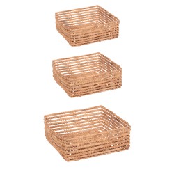 Set de 3 paniers carrés...