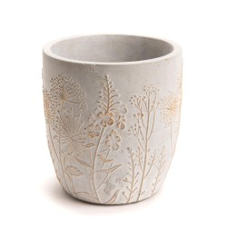 Cache pot Floral doré petit...