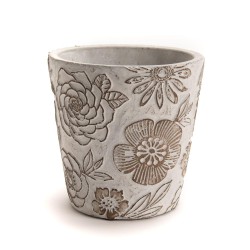 Cache pot Fleurs petit modèle 