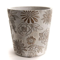 Cache pot Fleurs grand modèle