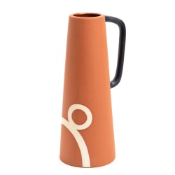 Vase terracotta anse 25 cm 