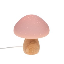 Lampe Champignon rose